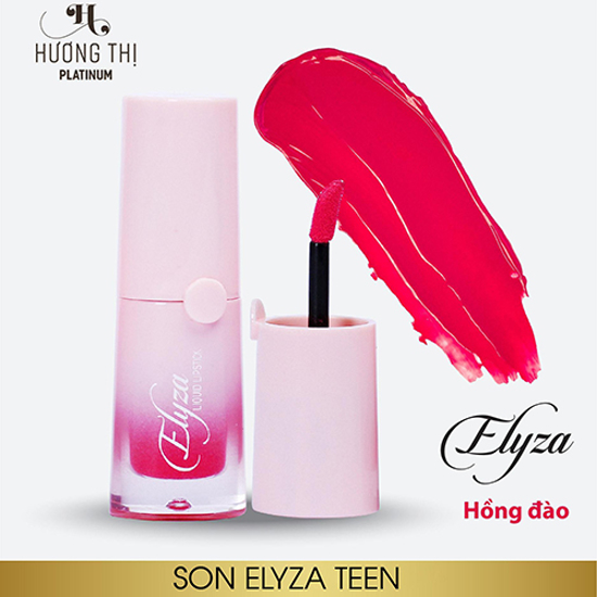 Son kem cho bé Elyza Teen Liquid Lipstick - Hương Thị màu Hồng Đào